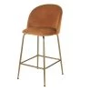 Maisons Du Monde Chaises Et Tabourets De Bar Chaise Pour îlot Central En Velours Orange écureuil -Bancs Soldes chaise pour ilot central en velours orange ecureuil 1000 4 7 216159 1