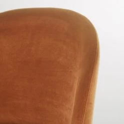 Maisons Du Monde Chaises Et Tabourets De Bar Chaise Pour îlot Central En Velours Orange écureuil -Bancs Soldes chaise pour ilot central en velours orange ecureuil 1000 4 7 216159 3