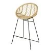 Maisons Du Monde Chaises Et Tabourets De Bar Chaise Pour îlot Central Ronde En Rotin Et Métal Noir H69 -Bancs Soldes chaise pour ilot central ronde en rotin et metal noir h69 1000 7 23 219783 1