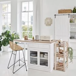 Maisons Du Monde Chaises Et Tabourets De Bar Chaise Pour îlot Central Ronde En Rotin Et Métal Noir H69 -Bancs Soldes chaise pour ilot central ronde en rotin et metal noir h69 1000 7 23 219783 5