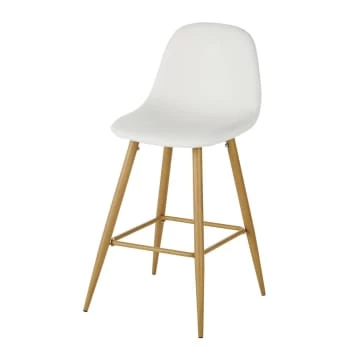 Maisons Du Monde Chaises Et Tabourets De Bar Chaise Pour îlot Central Style Scandinave Blanche 7 Maisons Du Monde Chaises Et Tabourets De Bar Chaise Pour îlot Central Style Scandinave Blanche – Image 5