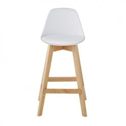 Maisons Du Monde Chaises Et Tabourets De Bar Chaise Pour îlot Central Style Scandinave Blanche Et Chêne H66 -Bancs Soldes chaise pour ilot central style scandinave blanche et chene h66 1000 10 36 210079 2