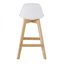 Maisons Du Monde Chaises Et Tabourets De Bar Chaise Pour îlot Central Style Scandinave Blanche Et Chêne H66 -Bancs Soldes chaise pour ilot central style scandinave blanche et chene h66 1000 10 36 210079 3