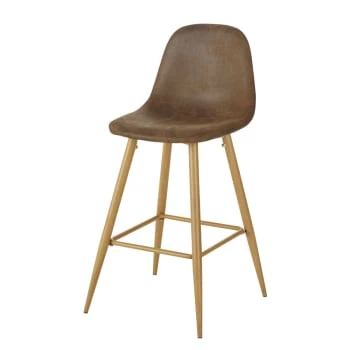 Maisons Du Monde Chaises Et Tabourets De Bar Chaise Pour îlot Central Style Scandinave En Suédine Marron Effet Vieilli H66 8 Maisons Du Monde Chaises Et Tabourets De Bar Chaise Pour îlot Central Style Scandinave En Suédine Marron Effet Vieilli H66 – Image 6