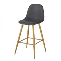Maisons Du Monde Chaises Et Tabourets De Bar Chaise Style Scandinave Gris Anthracite H66