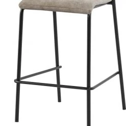 Moloo Chaises Et Tabourets De Bar Chaises De Bar Industrielle Vintage Marron Clair/métal Noir (x2) -Bancs Soldes chaises de bar industrielle vintage marron clair metal noir x2 11