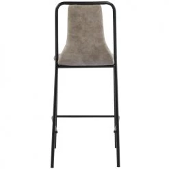 Moloo Chaises Et Tabourets De Bar Chaises De Bar Industrielle Vintage Marron Clair/métal Noir (x2) -Bancs Soldes chaises de bar industrielle vintage marron clair metal noir x2 8