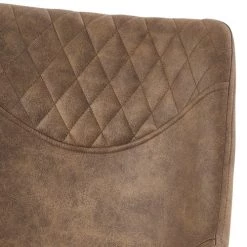 Moloo Chaises Et Tabourets De Bar Chaises Haute Industrielle Micro Vintage Marron /métal Noir (x4) -Bancs Soldes chaises haute industrielle micro vintage marron metal noir x4 3