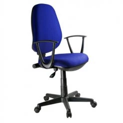 Meubletmoi Chaises De Bureau Fauteuil De Bureau Bleu Réglable Et Inclinable Avec Roulettes