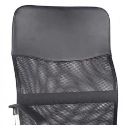 Meubletmoi Chaises De Bureau Fauteuil De Bureau En Mesh Noir Et Métal Chromé Avec Roulettes -Bancs Soldes fauteuil de bureau en mesh noir et metal chrome avec roulettes 2