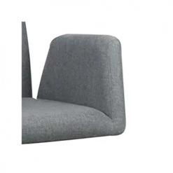 Meubletmoi Chaises De Bureau Fauteuil De Bureau En Tissu Gris Anthracite Avec Roulettes -Bancs Soldes fauteuil de bureau en tissu gris anthracite avec roulettes 2