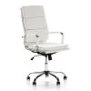 HOMN Chaises De Bureau Fauteuil De Bureau Inclinable Blanc, Cuir Synthétique -Bancs Soldes fauteuil de bureau inclinable blanc cuir synthetique