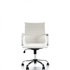 HOMN Chaises De Bureau Fauteuil De Bureau Inclinable Blanc,cuir Synthétique -Bancs Soldes fauteuil de bureau inclinable blanc cuir synthetique 21