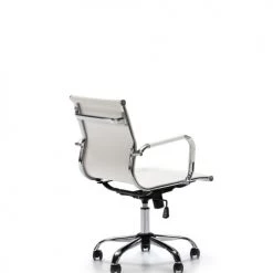 HOMN Chaises De Bureau Fauteuil De Bureau Inclinable Blanc,cuir Synthétique -Bancs Soldes fauteuil de bureau inclinable blanc cuir synthetique 22
