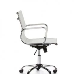 HOMN Chaises De Bureau Fauteuil De Bureau Inclinable Blanc,cuir Synthétique -Bancs Soldes fauteuil de bureau inclinable blanc cuir synthetique 23