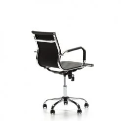 HOMN Chaises De Bureau Fauteuil De Bureau Inclinable Noir,cuir Synthétique -Bancs Soldes fauteuil de bureau inclinable noir cuir synthetique 14