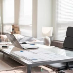 HOMN Chaises De Bureau Fauteuil De Bureau Inclinable Noir, Cuir Synthétique -Bancs Soldes fauteuil de bureau inclinable noir cuir synthetique 3