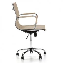HOMN Chaises De Bureau Fauteuil De Bureau Inclinable Taupe,cuir Synthétique -Bancs Soldes fauteuil de bureau inclinable taupe cuir synthetique 20