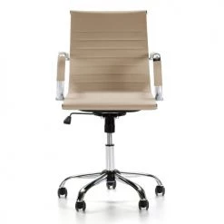 HOMN Chaises De Bureau Fauteuil De Bureau Inclinable Taupe,cuir Synthétique -Bancs Soldes fauteuil de bureau inclinable taupe cuir synthetique 21