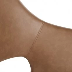 Maisons Du Monde Chaises De Bureau Fauteuil De Bureau Marron Imitation Cuir Vieilli -Bancs Soldes fauteuil de bureau marron imitation cuir vieilli 1000 0 17 219572 4