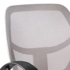 Meubletmoi Chaises De Bureau Fauteuil De Bureau Noir Et Gris Avec Dossier Souple -Bancs Soldes fauteuil de bureau noir et gris avec dossier souple 1