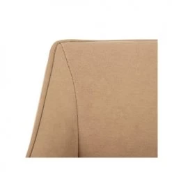 Wadiga Chaises De Bureau Fauteuil De Bureau Similicuir Beige Et Métal Chromé -Bancs Soldes fauteuil de bureau similicuir beige et metal chrome 3