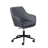 Altobuy Chaises De Bureau Fauteuil De Bureau Sur Roulettes Tissu Gris