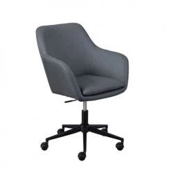 Altobuy Chaises De Bureau Fauteuil De Bureau Sur Roulettes Tissu Gris