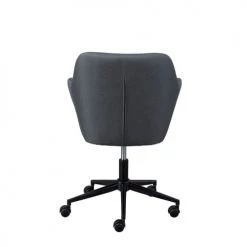 Altobuy Chaises De Bureau Fauteuil De Bureau Sur Roulettes Tissu Gris -Bancs Soldes fauteuil de bureau sur roulettes tissu gris 5