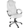Tectake Chaises De Bureau Fauteuil De Direction Zulu Blanc -Bancs Soldes fauteuil de direction zulu blanc