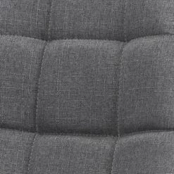 Moloo Chaises Et Tabourets De Bar HENRICK - Tabouret De Bar Réglable Tissu Gris Pied Métal Brossé (x2) -Bancs Soldes henrick tabouret de bar reglable tissu gris pied metal brosse x2 3