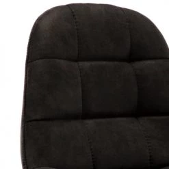 Moloo Chaises Et Tabourets De Bar HENRICK - Tabouret Microfibre Vintage Marron Foncé Pied Brossé (x2) -Bancs Soldes henrick tabouret microfibre vintage marron fonce pied brosse x2 2