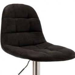 Moloo Chaises Et Tabourets De Bar HENRICK - Tabouret Microfibre Vintage Marron Foncé Pied Brossé (x2) -Bancs Soldes henrick tabouret microfibre vintage marron fonce pied brosse x2 5