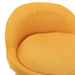 Moloo Chaises Et Tabourets De Bar JENSEN - Tabouret De Bar Scandinave Tissu Curry Pieds Hêtre (x2) -Bancs Soldes jensen tabouret de bar scandinave tissu curry pieds hetre x2 3