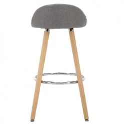 Moloo Chaises Et Tabourets De Bar JENSEN - Tabouret De Bar Scandinave Tissu Gris Pieds Hêtre (x4) -Bancs Soldes jensen tabouret de bar scandinave tissu gris pieds hetre x4 2