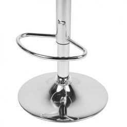 Beliani Chaises Et Tabourets De Bar Lot De 2 Chaises De Bar En Cuir PU Noir -Bancs Soldes lot de 2 chaises de bar en cuir pu noir 4