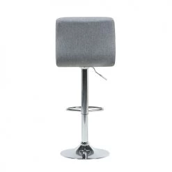 Beliani Chaises Et Tabourets De Bar Lot De 2 Chaises De Bar Réglables Grises -Bancs Soldes lot de 2 chaises de bar reglables grises 5