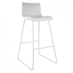 Bancs Soldes -Bancs Soldes lot de 2 chaises hautes blanches 1