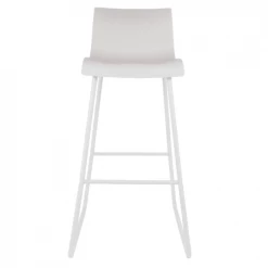Altobuy Chaises Et Tabourets De Bar Lot De 2 Chaises Hautes Blanches -Bancs Soldes lot de 2 chaises hautes blanches 2