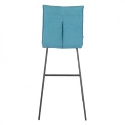 Altobuy Chaises Et Tabourets De Bar Lot De 2 Tabourets Bleus Assise 76cm -Bancs Soldes lot de 2 tabourets bleus assise 76cm 4