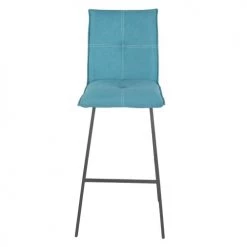 Altobuy Chaises Et Tabourets De Bar Lot De 2 Tabourets Bleus Assise 76cm -Bancs Soldes lot de 2 tabourets bleus assise 76cm 5