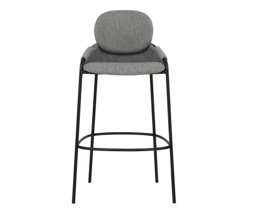 Meubles & Design Chaises Et Tabourets De Bar Lot De 2 Tabourets De Bar Avec Accoudoirs En Tissu Gris Anthracite 4 Meubles & Design Chaises Et Tabourets De Bar Lot De 2 Tabourets De Bar Avec Accoudoirs En Tissu Gris Anthracite – Image 2