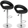 Tectake Chaises Et Tabourets De Bar Lot De 2 Tabourets De Bar CHRISTIAN Noir -Bancs Soldes lot de 2 tabourets de bar christian noir
