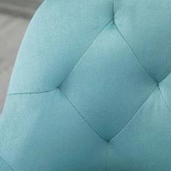 Homcom Chaises Et Tabourets De Bar Lot De 2 Tabourets De Bar Design Chesterfield Effet Capitonné Bleu -Bancs Soldes lot de 2 tabourets de bar design chesterfield effet capitonne bleu 3