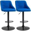 Homcom Chaises Et Tabourets De Bar Lot De 2 Tabourets De Bar Design Néo-rétro Tissu Bleu électrique 1 Homcom Chaises Et Tabourets De Bar Lot De 2 Tabourets De Bar Design Néo-rétro Tissu Bleu électrique -Bancs Soldes lot de 2 tabourets de bar design neo retro tissu bleu electrique