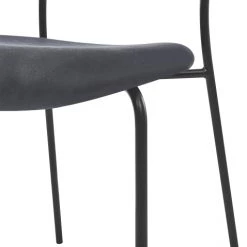 Nordlys Chaises Et Tabourets De Bar Lot De 2 Tabourets De Bar En Métal Et Frêne Simili Cuir -Bancs Soldes lot de 2 tabourets de bar en metal et frene simili cuir 5