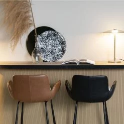 Zuiver Chaises Et Tabourets De Bar Lot De 2 Tabourets De Bar En Métal Et Simili 67,5cm Noir -Bancs Soldes lot de 2 tabourets de bar en metal et simili 67 5cm noir 3