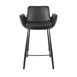 Zuiver Chaises Et Tabourets De Bar Lot De 2 Tabourets De Bar En Métal Et Simili 67,5cm Noir -Bancs Soldes lot de 2 tabourets de bar en metal et simili 67 5cm noir 5