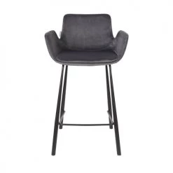 Zuiver Chaises Et Tabourets De Bar Lot De 2 Tabourets De Bar En Métal Et Velours 67,5cm Gris 12 Zuiver Chaises Et Tabourets De Bar Lot De 2 Tabourets De Bar En Métal Et Velours 67,5cm Gris -Bancs Soldes lot de 2 tabourets de bar en metal et velours 67 5cm gris 4