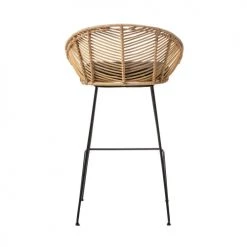 Drawer Chaises Et Tabourets De Bar Lot De 2 Tabourets De Bar En Rotin 69cm -Bancs Soldes lot de 2 tabourets de bar en rotin 69cm 5